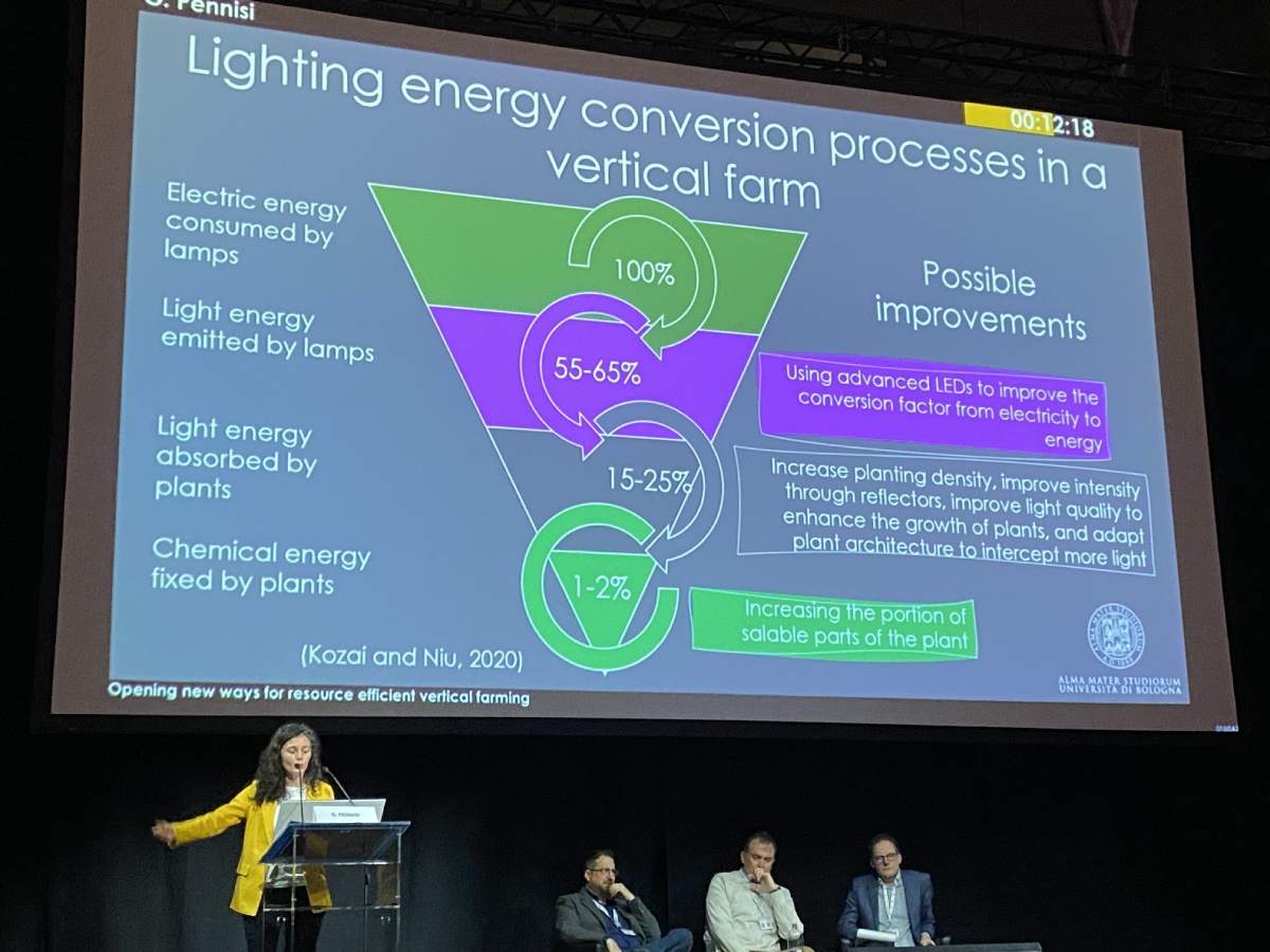 Uno dei principali punti deboli del vertical farming è il consumo di energia elettrica